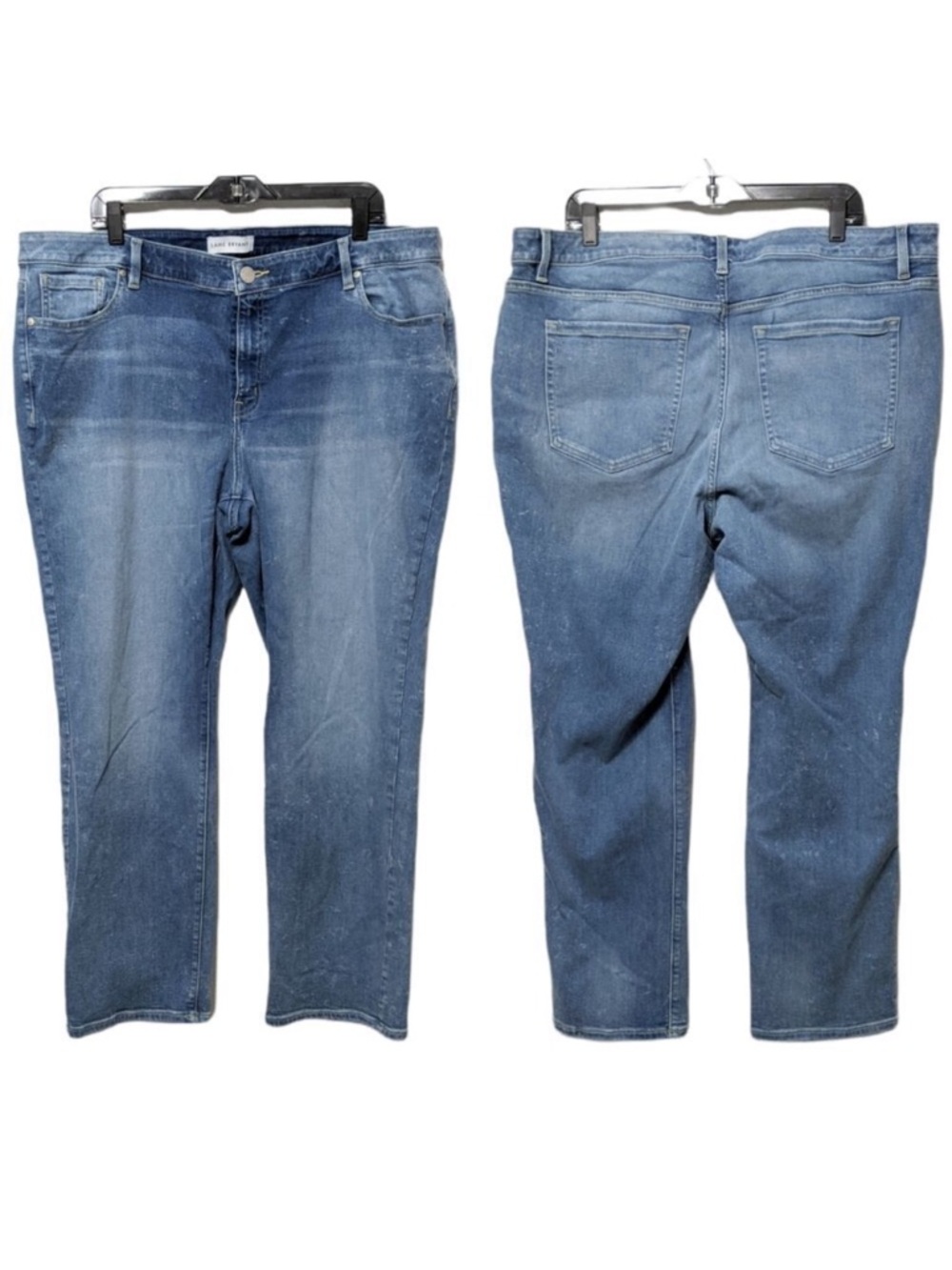 LANE BRYANT Flex Magic Waistband Signature Fit Straight Jeans 22